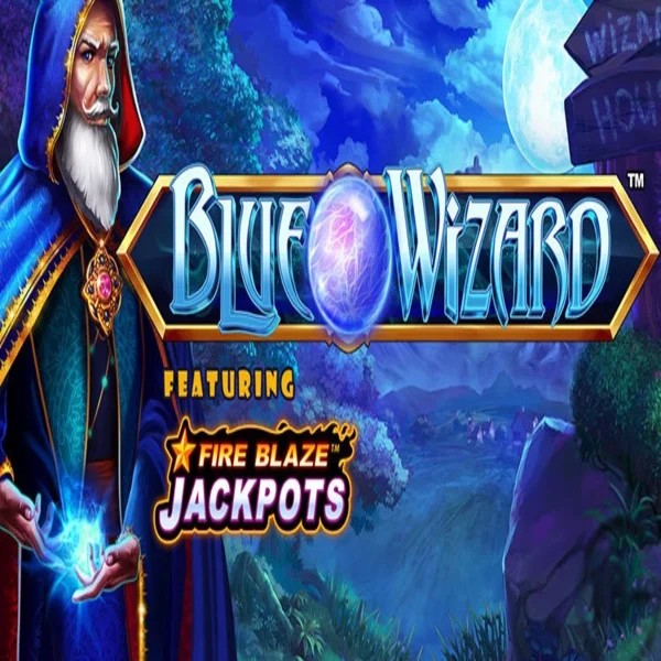 Play Blue Wizard Fire Blaze Jackpots slot by Rarestone Gaming on n1betcasino.gr