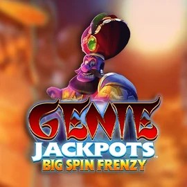 Genie Jackpots: Big Spin Frenzy slot logo by Blueprint Gaming at N1Bet Casino