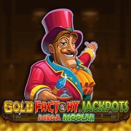 Jackpots logo of Gold Factory Jackpots Mega Moolah from Aurum Signature Studios at N1Bet Casino